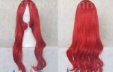 Peruca vermelha 80cm